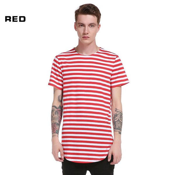 New Men Striped Printed Mens Longlines T Shirts Cotton Short Sleeve Crew Neck Homme High Street Wear Tops Tees
New Men Striped Printed Mens Longlines T Shirts Cotton Short Sleeve Crew Neck Homme High Street Wear Tops Tees