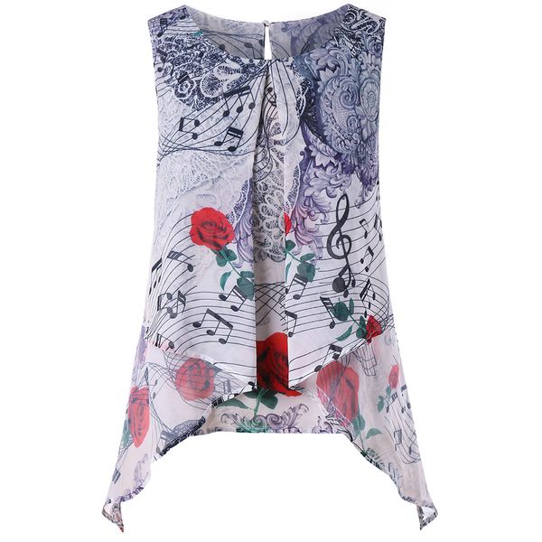 plus size floral music notes drape tank women tank 2018 new fashion casual o neck sleeveless ladies women clothing, White
plus size floral music notes drape tank women tank 2018 new fashion casual o neck sleeveless ladies women clothing, White