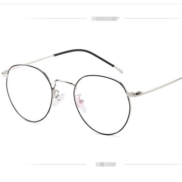 stylish retro womens glasses new metal eyeglass frame eyeglass frame fashionable hipster round frame flat lens, White;black
stylish retro womens glasses new metal eyeglass frame eyeglass frame fashionable hipster round frame flat lens, White;black