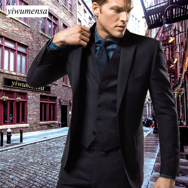 yiwumensa new men suit 3 pieces custom made mens tuxedo jacket trajes de novios para hombres 2017 ternos slim fit wedding suits, White;black
yiwumensa new men suit 3 pieces custom made mens tuxedo jacket trajes de novios para hombres 2017 ternos slim fit wedding suits, White;black
