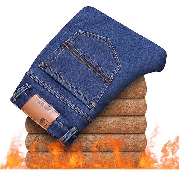 2018 new jeans men classical jean straight leg male casual pants plus size cotton denim trousers, Blue
2018 new jeans men classical jean straight leg male casual pants plus size cotton denim trousers, Blue