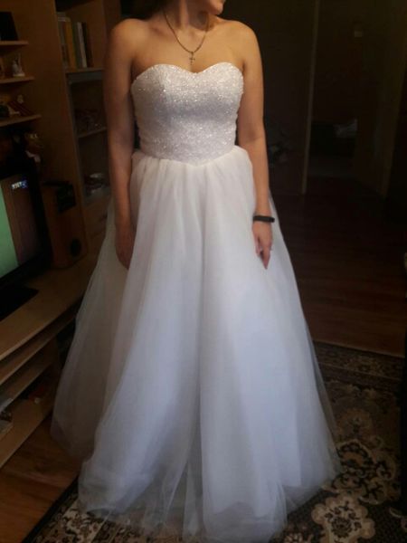 heavy beaded sweetheart tulle ball gown wedding dresses lace up bridal gowns floor length vestidos de novia, White
heavy beaded sweetheart tulle ball gown wedding dresses lace up bridal gowns floor length vestidos de novia, White