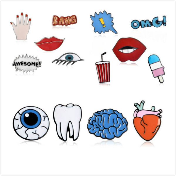 omg hyperbole small brooches pins hard enamel lapel pins punk style suit shirt hat backpack accessories decor wholesale drop shipping, Gray
omg hyperbole small brooches pins hard enamel lapel pins punk style suit shirt hat backpack accessories decor wholesale drop shipping, Gray