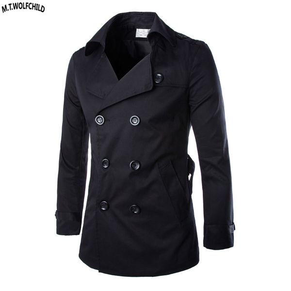 2018 fashion england style mens trench coats casual 100% cotton mens lapel double breasted outerwear clothing, Tan;black
2018 fashion england style mens trench coats casual 100% cotton mens lapel double breasted outerwear clothing, Tan;black