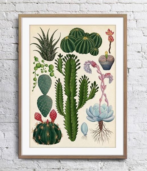 

Cactus Tropical Plants Minimalism Art Poster Print Plants Wall Decor Pictures Painting Home Decor Poster Canvas Unframe 16 24 36 47 Inches