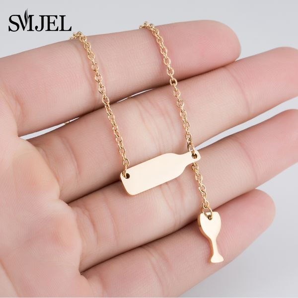 smjel new arrival bottle wine cup long chain necklaces women lariat red wine y style necklaces accessories jewelry gifts n280, Silver
smjel new arrival bottle wine cup long chain necklaces women lariat red wine y style necklaces accessories jewelry gifts n280, Silver