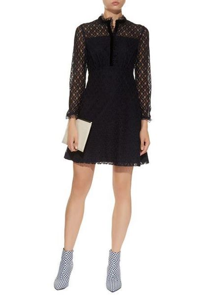 2018 french sheer panelled lace dress pure color long sleeves v neck lace lady one piece dresses women dress mbl906 fall, Black;gray
2018 french sheer panelled lace dress pure color long sleeves v neck lace lady one piece dresses women dress mbl906 fall, Black;gray