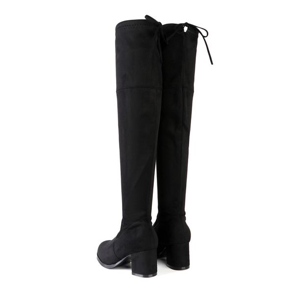 eiswelt autumn and winter women boots ladies over knees female social shoes fashion black and laced thin elastic boots
eiswelt autumn and winter women boots ladies over knees female social shoes fashion black and laced thin elastic boots