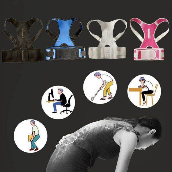 male female adjustable magnetic posture corrector corset back brace back belt lumbar support straight corrector s-xxl
male female adjustable magnetic posture corrector corset back brace back belt lumbar support straight corrector s-xxl