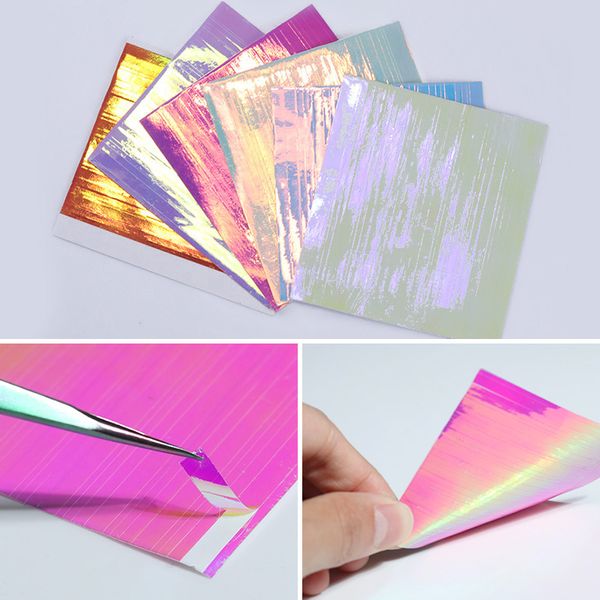born pretty 6 sheets 3d adhesive holo nail sticker ultra thin laser line candy nail foil decal, Black
born pretty 6 sheets 3d adhesive holo nail sticker ultra thin laser line candy nail foil decal, Black