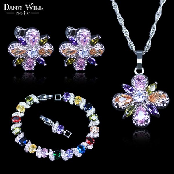 vintage beautiful flower crystal jewelry set silver color pendant bracelets+necklace+drop earrings+chains set for womens gift
vintage beautiful flower crystal jewelry set silver color pendant bracelets+necklace+drop earrings+chains set for womens gift