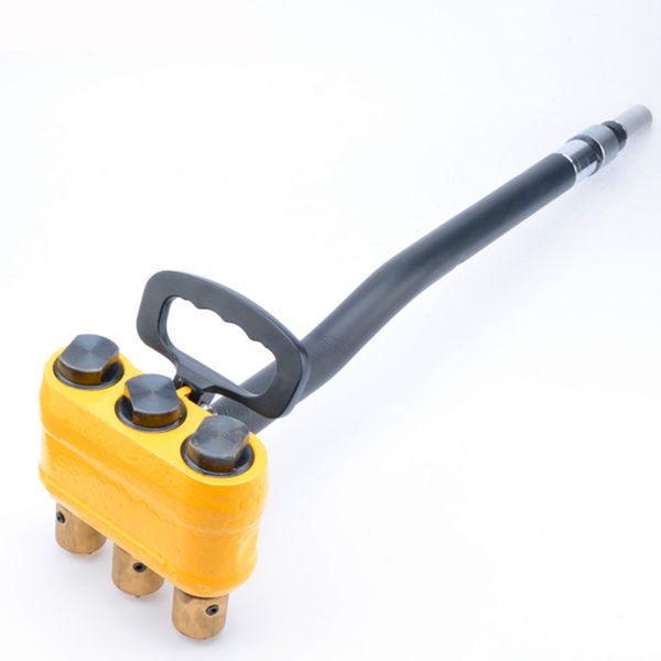 three head pneumatic rough chisel air concrete coarse chiseling tool handheld wall pavement bridge boorish chisel hammer
three head pneumatic rough chisel air concrete coarse chiseling tool handheld wall pavement bridge boorish chisel hammer