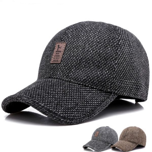 brand men winter hat keep warm cap for dad outdoor baseball caps with ear protecter adjustable flax thickening hats christmas gift, Blue;gray
brand men winter hat keep warm cap for dad outdoor baseball caps with ear protecter adjustable flax thickening hats christmas gift, Blue;gray