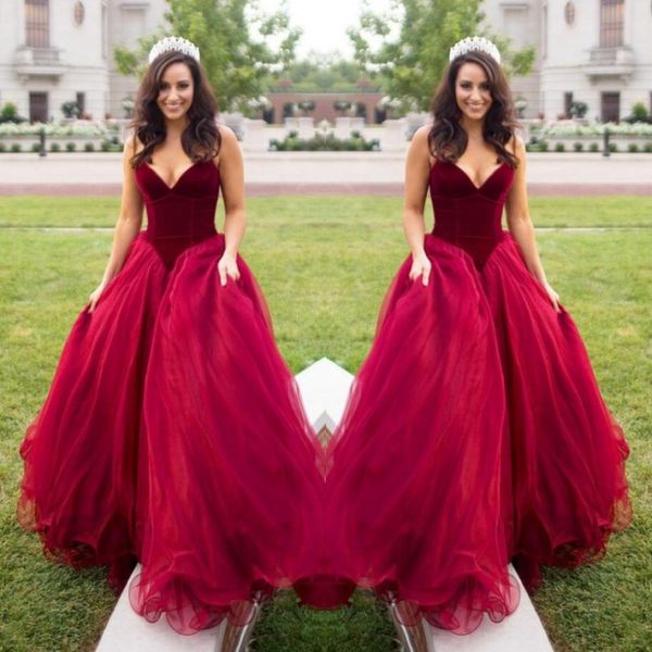 fashion velvet burgundy prom dresses bodice corset lace-up sleeveless prom dress glamorous fluffy tulle evening dresses, Black
fashion velvet burgundy prom dresses bodice corset lace-up sleeveless prom dress glamorous fluffy tulle evening dresses, Black