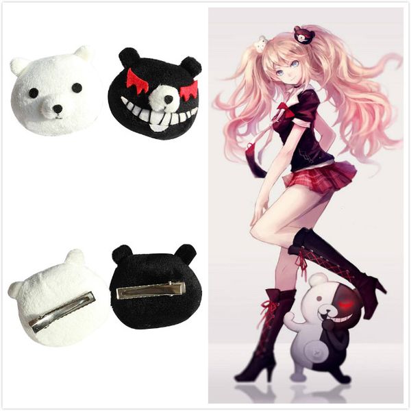2 pcs anime danganronpa cosplay accessories enoshima junko hair clip cute monokuma women girl headwear hairpin cartoon hair clip, Silver
2 pcs anime danganronpa cosplay accessories enoshima junko hair clip cute monokuma women girl headwear hairpin cartoon hair clip, Silver