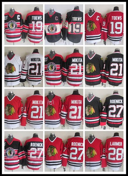 ccm men stitched chicago blackhawks #19 toews/#21 mikita/#27 roenick/#28 larmer/white black red ccm ice hockey jerseys
ccm men stitched chicago blackhawks #19 toews/#21 mikita/#27 roenick/#28 larmer/white black red ccm ice hockey jerseys