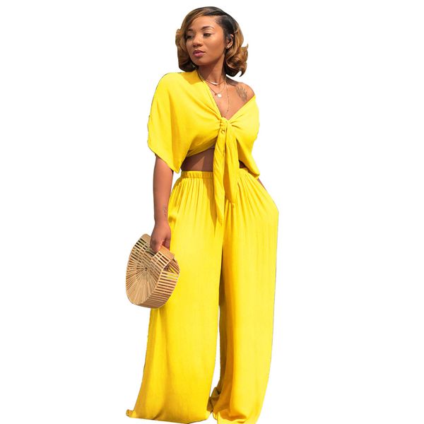 solid bandage 2 piece women chiffon set solid half sleeve bow mini wear long pants elegant set v neck women clothing, Black;white
solid bandage 2 piece women chiffon set solid half sleeve bow mini wear long pants elegant set v neck women clothing, Black;white