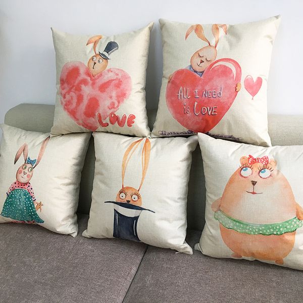 new multicolor pillowcase cotton cartoon rabbit cute pillow case cushion cover car waist pillow cover
new multicolor pillowcase cotton cartoon rabbit cute pillow case cushion cover car waist pillow cover