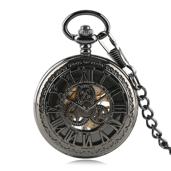 classic men women pocket watch steampunk skeleton transparent roman mechanical copper spider clock father's day gifts, Slivery;golden
classic men women pocket watch steampunk skeleton transparent roman mechanical copper spider clock father's day gifts, Slivery;golden