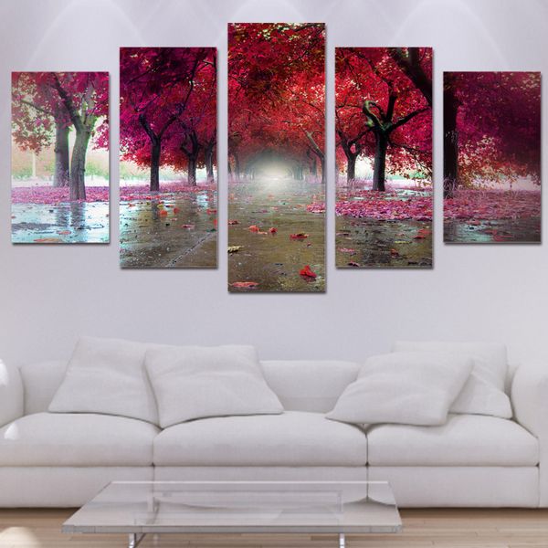canvas paintings living room decor 5 pieces red trees landscape pictures wall art hd prints deciduous street posters painting
canvas paintings living room decor 5 pieces red trees landscape pictures wall art hd prints deciduous street posters painting
