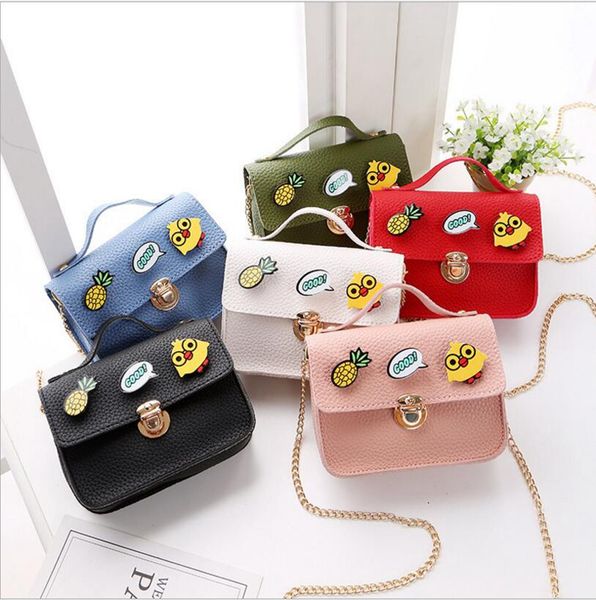 Kids Handbags Fashion Single-shoulder Bag Girls Trend Mini Bags Toddler Gold Chain Small Handbag Children PU Leather Wallet Bag YL673
Kids Handbags Fashion Single-shoulder Bag Girls Trend Mini Bags Toddler Gold Chain Small Handbag Children PU Leather Wallet Bag YL673