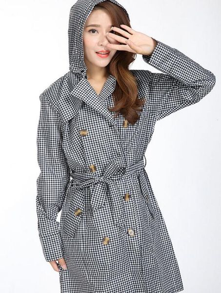 2pcs double-breasted fashion long thin waterproof raincoat women windbreaker with belt japanese personality poncho
2pcs double-breasted fashion long thin waterproof raincoat women windbreaker with belt japanese personality poncho