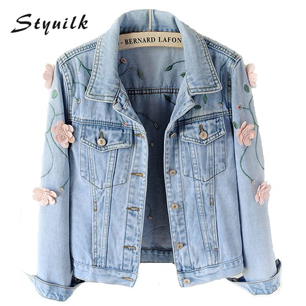 2018 new fashion version self-cultivation small fresh embroidery three-dimensional flowers light denim jacket female short t40, Black;brown
2018 new fashion version self-cultivation small fresh embroidery three-dimensional flowers light denim jacket female short t40, Black;brown
