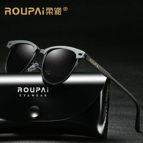 2018 sunglasses men metal classic retro fashion vintage polarized sunglasses brand designer uv400 0911, White;black
2018 sunglasses men metal classic retro fashion vintage polarized sunglasses brand designer uv400 0911, White;black