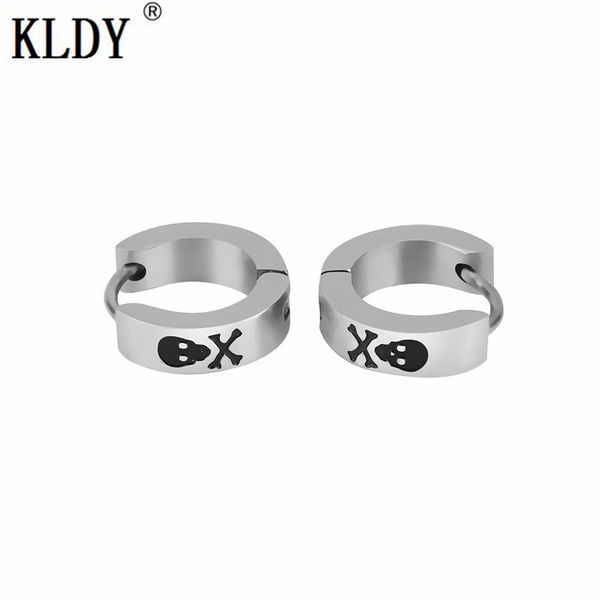 kldy punk men stainless steel hoop piercing skull round earrings neutral earring for women men fashion jewelry brincos unisex, Golden;silver
kldy punk men stainless steel hoop piercing skull round earrings neutral earring for women men fashion jewelry brincos unisex, Golden;silver