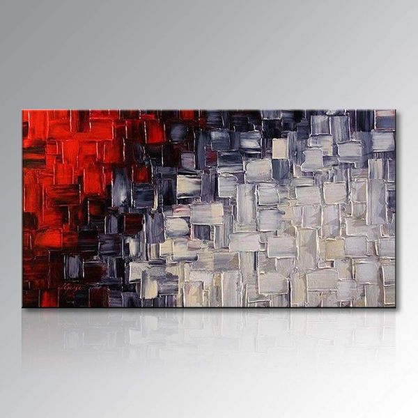 hand painted red and white abstract canvas wall art modern contemporary oil painting for living room
hand painted red and white abstract canvas wall art modern contemporary oil painting for living room