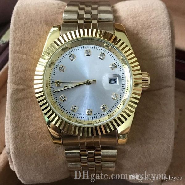 new mens watche relogio masculino мода календарь моды складной зажима мастер 40 мм кварцевые часы самообслуживания нержавеющие подарки пары, Slivery;brown
new mens watche relogio masculino мода календарь моды складной зажима мастер 40 мм кварцевые часы самообслуживания нержавеющие подарки пары, Slivery;brown