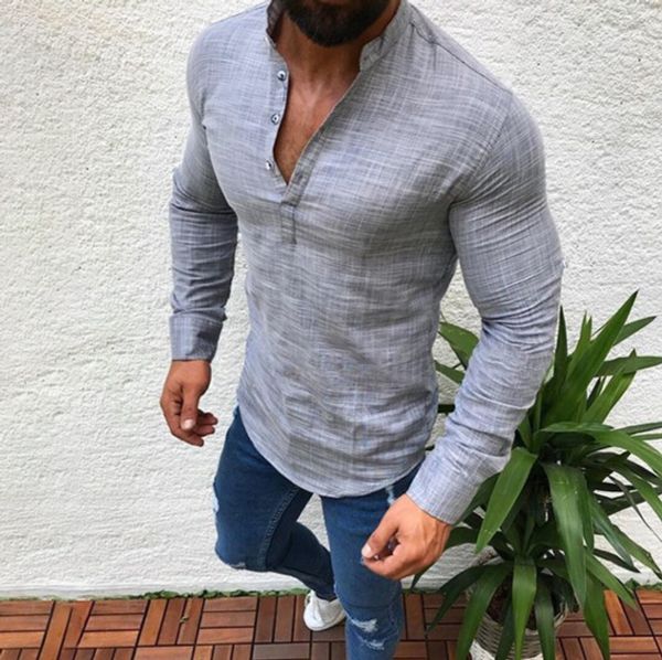 oversize s-5xl men social shirt casual button linen mens clothing fashion solid long sleeve v neck slim fit white shirt, White;black
oversize s-5xl men social shirt casual button linen mens clothing fashion solid long sleeve v neck slim fit white shirt, White;black