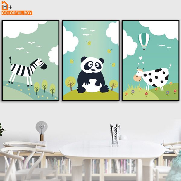 colorfulboy panda zebra cow wall art canvas painting posters and prints animal popart wall pictures nordic style kids decoration
colorfulboy panda zebra cow wall art canvas painting posters and prints animal popart wall pictures nordic style kids decoration
