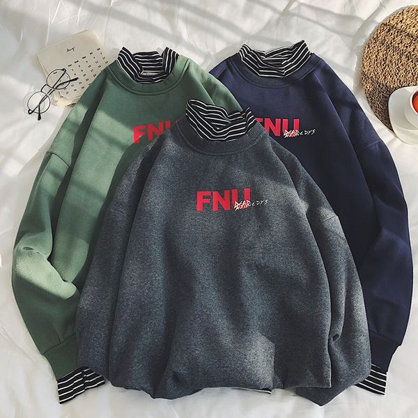 fake two pieces men's sweatshirts autumn and winter printed long sleeve pullover hip hop harajuku fashion men's sweatshirts, Black
fake two pieces men's sweatshirts autumn and winter printed long sleeve pullover hip hop harajuku fashion men's sweatshirts, Black