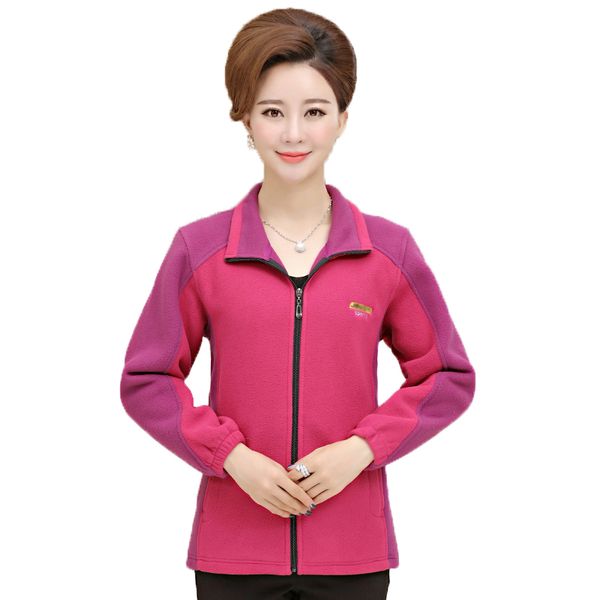 women casual fleece coats winter autumn woman warm imitation lambs wool jacket green purple red patchwork outerwear polar fleece, Black;brown
women casual fleece coats winter autumn woman warm imitation lambs wool jacket green purple red patchwork outerwear polar fleece, Black;brown