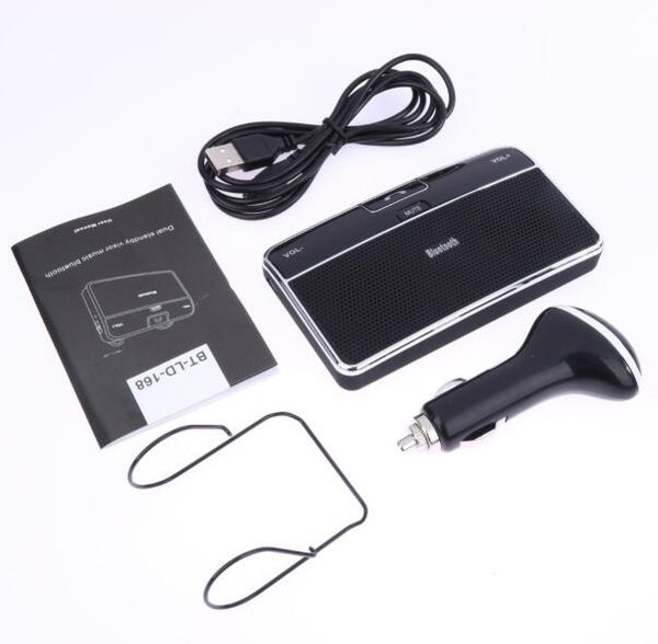 wireless bluetooth car kit handsvehicle speakerphone v4.0 multipoint sun visor speaker for phone smartphones car charger 
wireless bluetooth car kit handsvehicle speakerphone v4.0 multipoint sun visor speaker for phone smartphones car charger