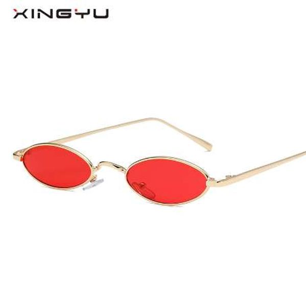 xingyu2018 new small oval sunglasses women men retro metal glasses transparent pink yellow lens female sun glasses uv400, White;black
xingyu2018 new small oval sunglasses women men retro metal glasses transparent pink yellow lens female sun glasses uv400, White;black