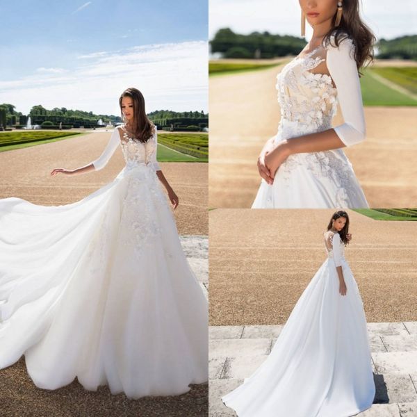 milla nova 2018 lace wedding dresses with capes strapless neckline vestido de casamento backless vestidos de novia, White
milla nova 2018 lace wedding dresses with capes strapless neckline vestido de casamento backless vestidos de novia, White