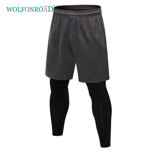 wolfonroad black skin running pants 2 piece men running pants set training professional gym shorts+legging elastic jogging tight, Black;blue
wolfonroad black skin running pants 2 piece men running pants set training professional gym shorts+legging elastic jogging tight, Black;blue