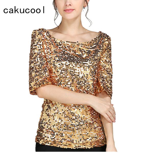 cakucool new all sequins short sleeve t shirt women shiny round neck loose tees female luxury casual club tshirt femme plus 5xl, White
cakucool new all sequins short sleeve t shirt women shiny round neck loose tees female luxury casual club tshirt femme plus 5xl, White
