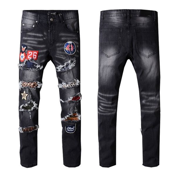 new brand designer men jeans fashion men streetwear style jeans mens distressed ripped denim pants casual classic straight denim brand jeans, Blue
new brand designer men jeans fashion men streetwear style jeans mens distressed ripped denim pants casual classic straight denim brand jeans, Blue
