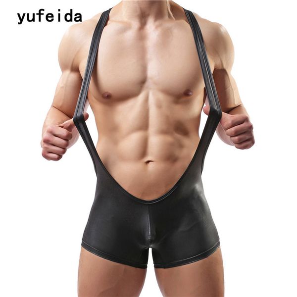 yufeida men's underwear bodysuit overalls jumpsuits bodybuilding wrestling singlet jumpsuit faux leather leotard costume, Black;brown
yufeida men's underwear bodysuit overalls jumpsuits bodybuilding wrestling singlet jumpsuit faux leather leotard costume, Black;brown