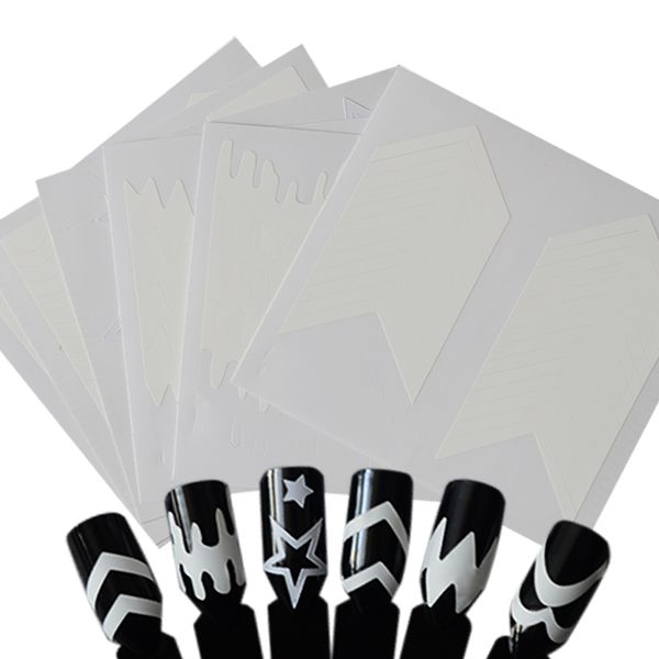 6pcs/ 3d nail sticker french manicure nail designs smile star wave shapes patterns guider tips manicure diy decoration sa358, Black
6pcs/ 3d nail sticker french manicure nail designs smile star wave shapes patterns guider tips manicure diy decoration sa358, Black