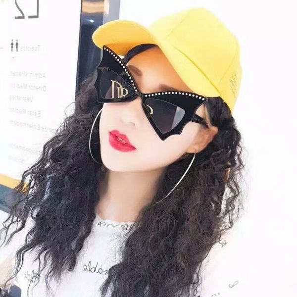 6 colors new cute rivet sun glasses brand bat oversized bow-knot sunglasses women cateye dance party glasses designer butterfly glasses, White;black
6 colors new cute rivet sun glasses brand bat oversized bow-knot sunglasses women cateye dance party glasses designer butterfly glasses, White;black