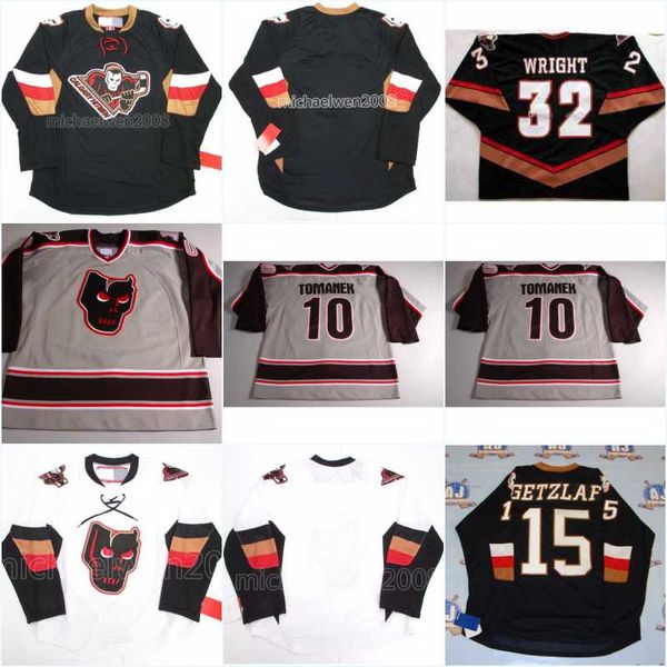 CALGARY HITMEN BLACK WHITE HOCKEY JERSEY Mens 10 Tomanek 32 Wright 2 Jake Bean Embroidery Stitched Customize any number and name Jerseys
CALGARY HITMEN BLACK WHITE HOCKEY JERSEY Mens 10 Tomanek 32 Wright 2 Jake Bean Embroidery Stitched Customize any number and name Jerseys