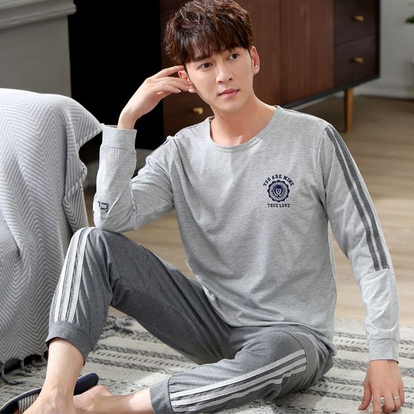 2018 cotton men pajama sets summer full sleeve autumn o-neck men sleepwear suit casual two-piece set pijamas man pyjama l-xxxl, Black;brown
2018 cotton men pajama sets summer full sleeve autumn o-neck men sleepwear suit casual two-piece set pijamas man pyjama l-xxxl, Black;brown