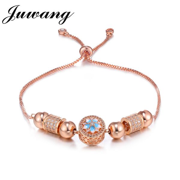 juwang 2018 new flower beads charm bracelets & bangles for woman girl rose gold color cubic zircons bracelets fashion jewelry, Black
juwang 2018 new flower beads charm bracelets & bangles for woman girl rose gold color cubic zircons bracelets fashion jewelry, Black
