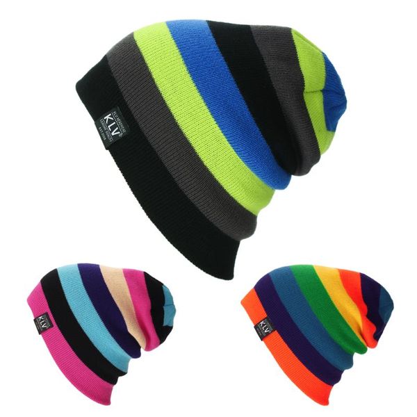 2018 winter men women beanies striped rainbow colors hat cotton knitted hats for women soft beanie gorro cap warm knitted hats
2018 winter men women beanies striped rainbow colors hat cotton knitted hats for women soft beanie gorro cap warm knitted hats