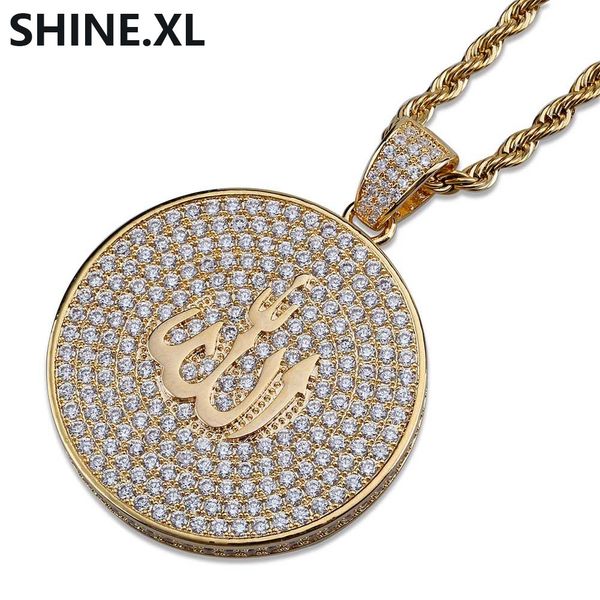 symbol round pendant necklace iced out micro paved cz stone gold silver rose gold color plated with rope chain
symbol round pendant necklace iced out micro paved cz stone gold silver rose gold color plated with rope chain