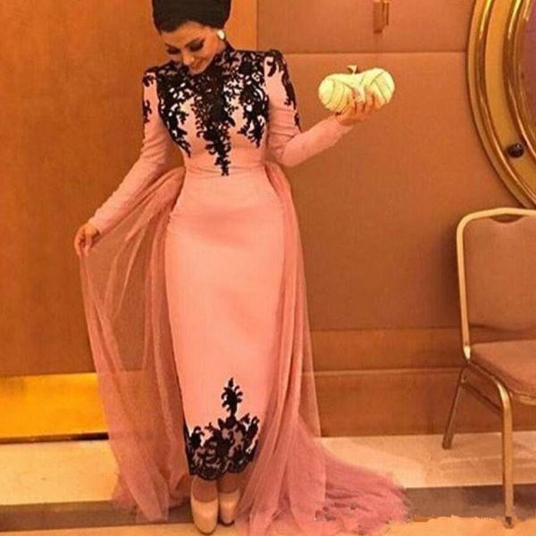 long sleeve muslim prom dress 2018 elegant black lace appliques sheath parth dresses dubai arabic ankle length evening gown custom made
long sleeve muslim prom dress 2018 elegant black lace appliques sheath parth dresses dubai arabic ankle length evening gown custom made